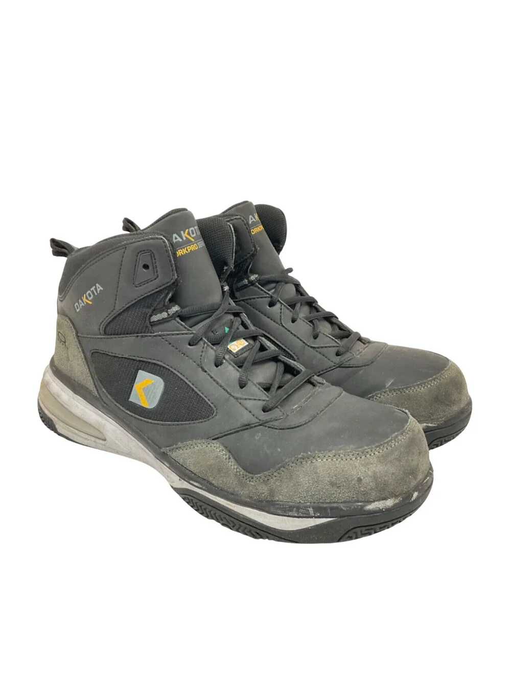 Dakota Men's Mid-Cut ATCP Quad Comfort Safety Shoes 4000 Black Size 11M